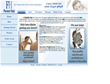 Tablet Screenshot of foreverhair.co.uk